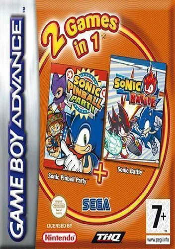 2 In 1 - Sonic Pinball Party & Sonic Battle (E)