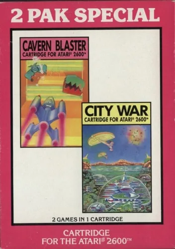 2 Pak Special Magenta - CaveBlast,City War (1992) (HES) (PAL)