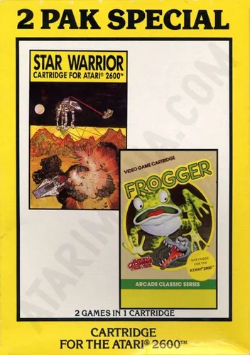 2 Pak Special Yellow - Star Warrior,Frogger (1990) (HES) (PAL) [a1]