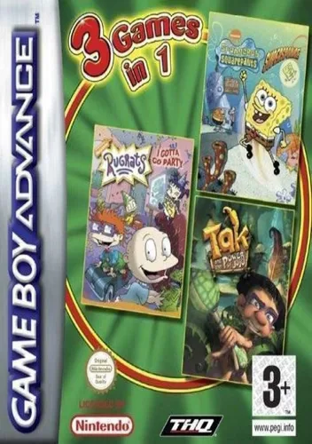 3 In 1 - Rugrats, SpongeBob, Tak (E)