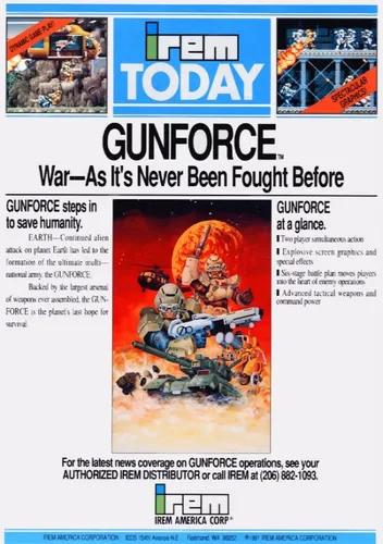 Gunforce - Battle Fire Engulfed Terror Island (World)