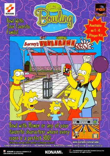 Simpsons Bowling (GQ829 UAA)