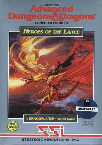 Advanced Dungeons & Dragons - Heroes Of The Lance - A DragonLance Action Game