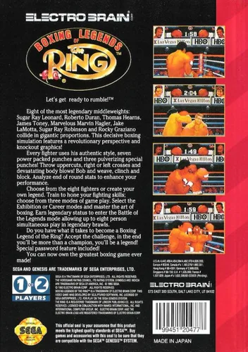 Boxing Legends Of The Ring
