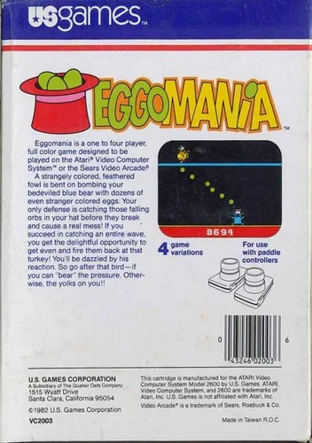 Eggomania (1982) (US Games)