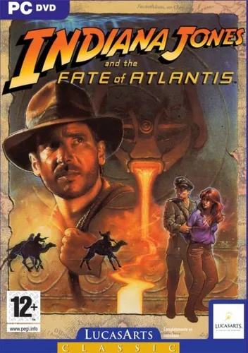 Indiana Jones and the Fate of Atlantis (CD DOS, German) Game