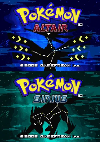 Pokemon Altair and Sirius