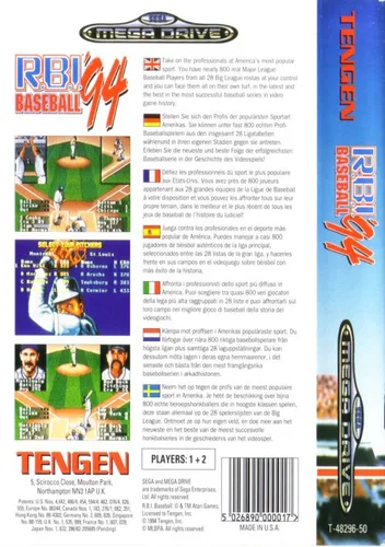 RBI Baseball 94 (UEJ)