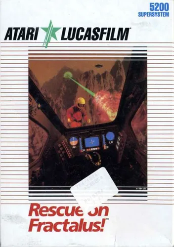 Rescue on Fractalus (1984) (Atari-Lucasfilm Games)