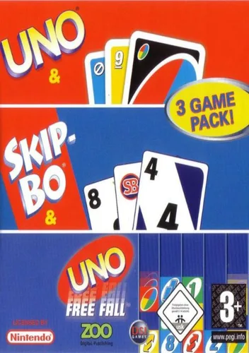 Uno - Skip-Bo - Uno Free Fall (3 Game Pack) (Sir VG)(E)
