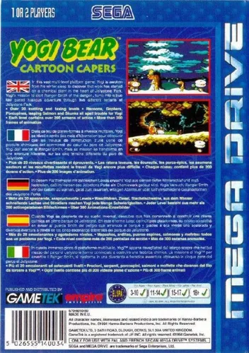 Yogi Bear - Cartoon Capers (Europe)